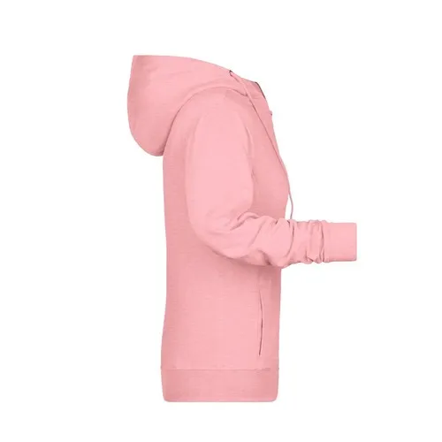 Sweat-shirt zippé à capuche femme