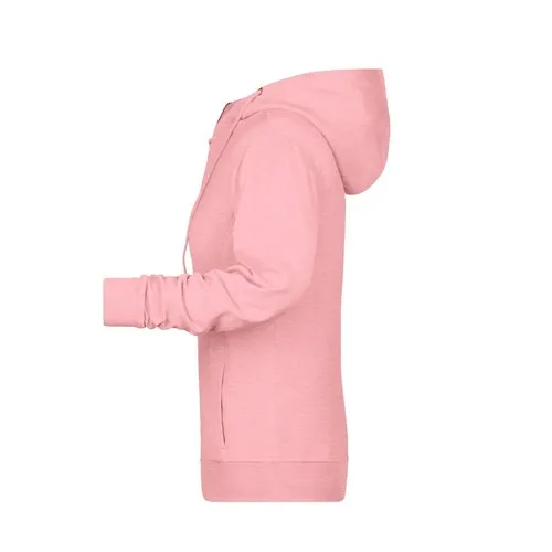 Sweat-shirt zippé à capuche femme