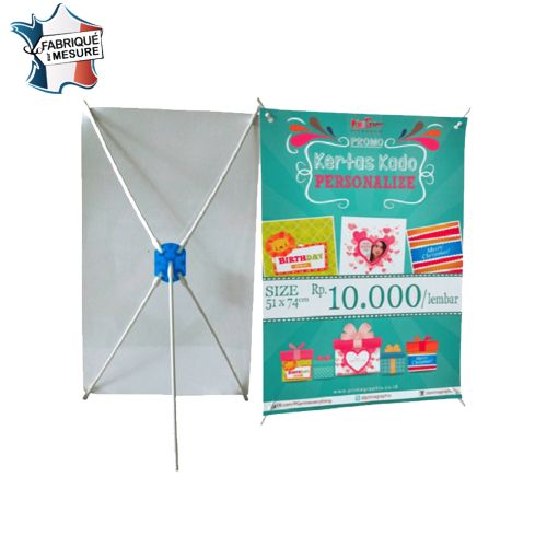 L-Banner sur Mesure - Kakémono Personnalisé Fabrication Française