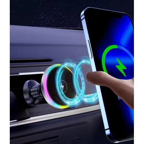 Support Chargeur Magnétique Voiture 15W Personnalisable