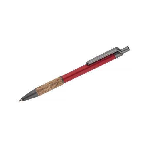 Stylo Bille Aluminium Soft-Touch avec Zone Liège Personnalisable