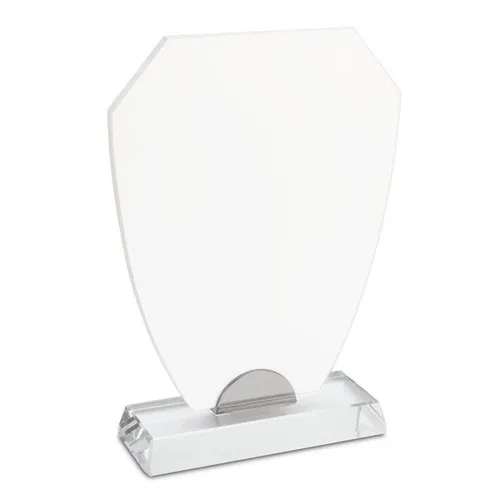 Trophée Verre Sublimation Personnalisable 190x150mm - Plaque Premium
