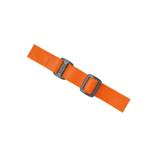 Bandeau élastique personnalisable 2,5cm pour lampe frontale 3W - Orange