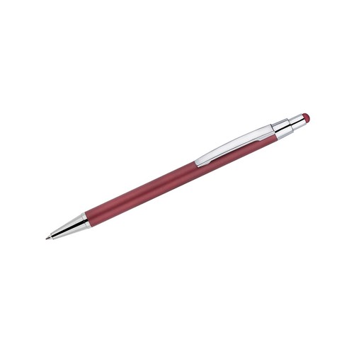 Stylo à bille tactile métal personnalisable - Bourgogne élégant