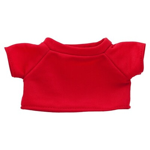 Ours en Peluche Blanc avec T-shirt Personnalisable - 19 cm