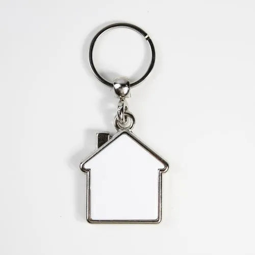 Porte-clés Métal MAISON - Gris