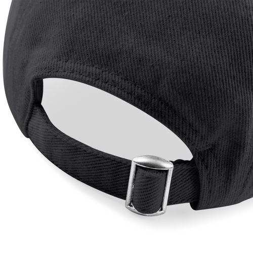 Casquette Profil Bas Coton Sergé Personnalisable - Noir
