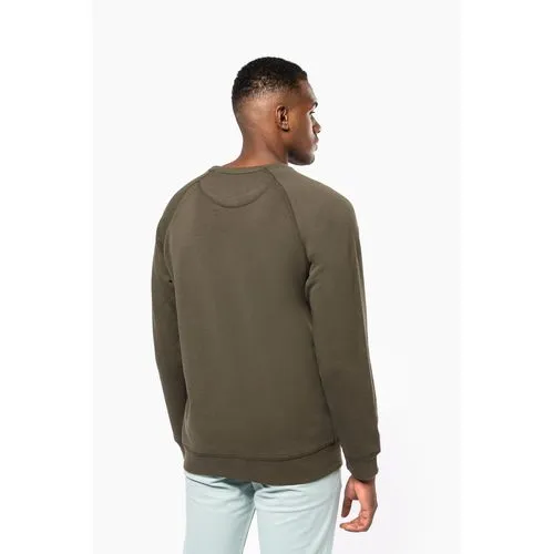 Sweat-shirt Bio Col Rond Manches Raglan Homme Personnalisable