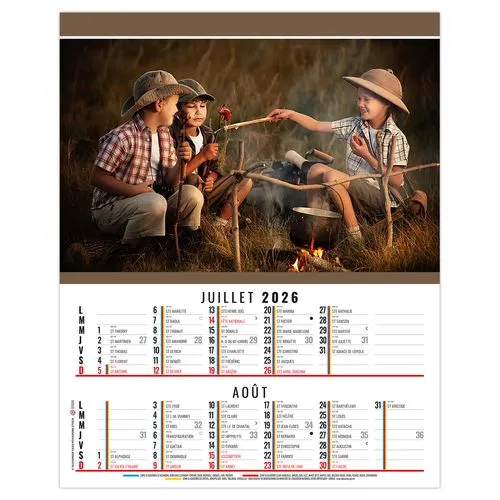 MATTEO 2026 - 6 FEUILLETS - BLOC SEUL SANS MARQUAGE