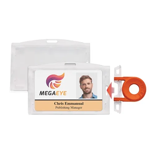 Porte-badge sécurisé à verrouillage - Protection anti-sabotage