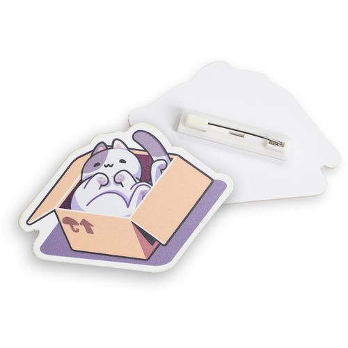 Pin's Papier Personnalisé Éco-Responsable - Forme et Taille sur Mesure