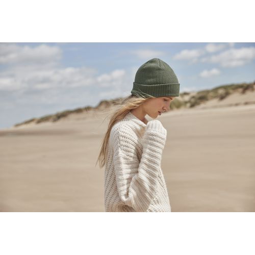 Bonnet Gaufré en Coton Bio Personnalisable - Tricot Éco-Responsable