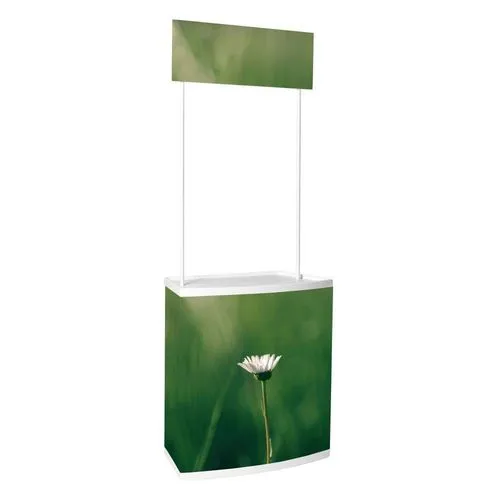 Comptoir Promotional 2m - Stand Pliable Personnalisable avec Housse
