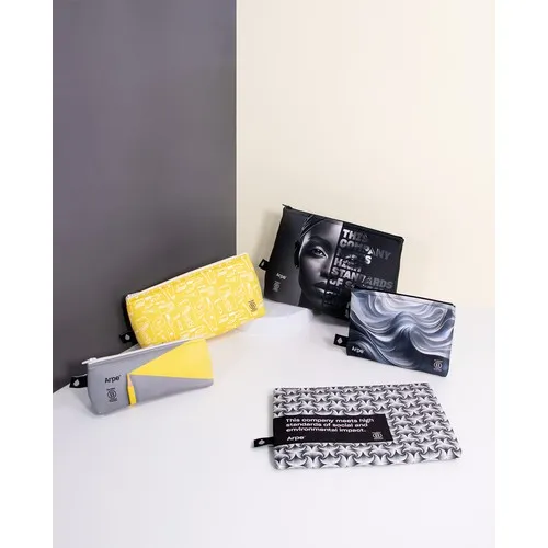 Trousses polyvalent en tissu suede pour thermogravure