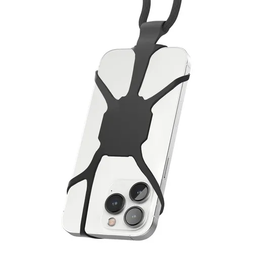 LANIERE TOUR DE COU SMARTPHONE UNIVERSELLE NOIR