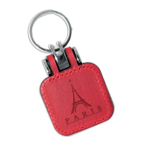 Porte-clés en Cuir Personnalisé Découpe Laser - Dès 100 ex.