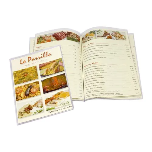 Porte-menus personnalisés par sérigraphie - Communication restaurant