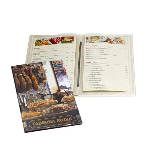 Porte-menus personnalisés par sérigraphie - Communication restaurant