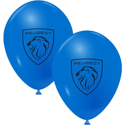 Ballons publicitaires diamètre 25/29cm imprimés sur 2 faces en 1 couleur, par sérigraphie