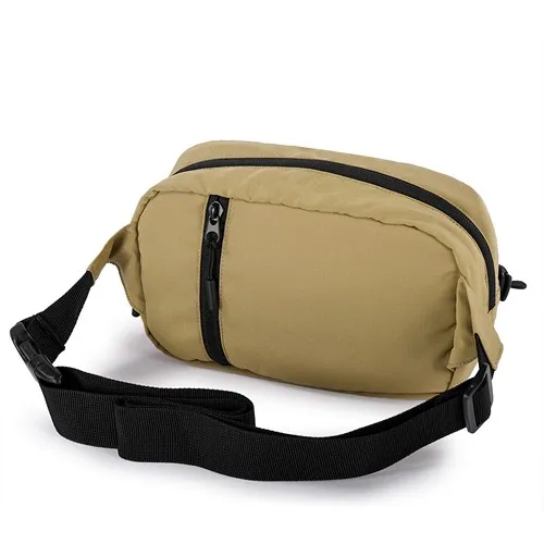 Banane Multi-Poches Nylon Ripstop Personnalisable - Kaki