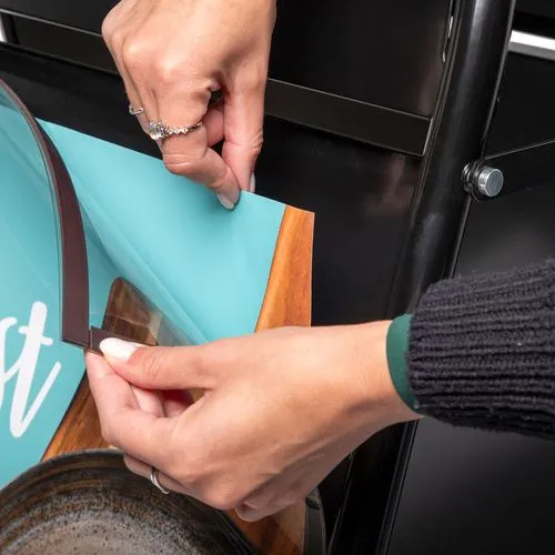 Chevalet Publicitaire Acier 50x70 - Panneau Logo Personnalisable