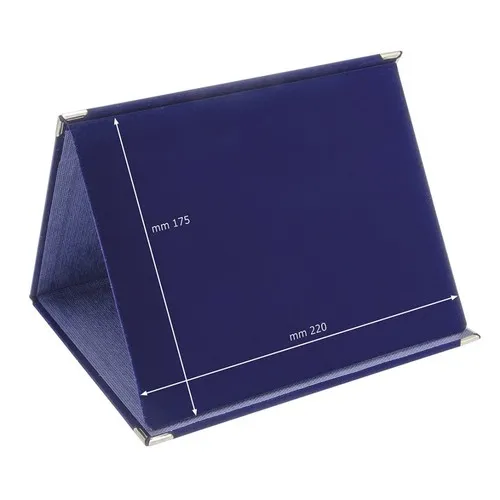 Écrin Velours Porte-Plaque Personnalisable 23x18 cm - Sérigraphie