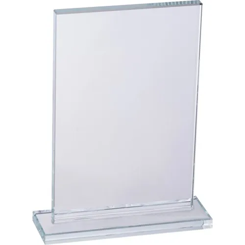 Trophée en Verre Personnalisé avec Gravure Laser et Écrin Prestige