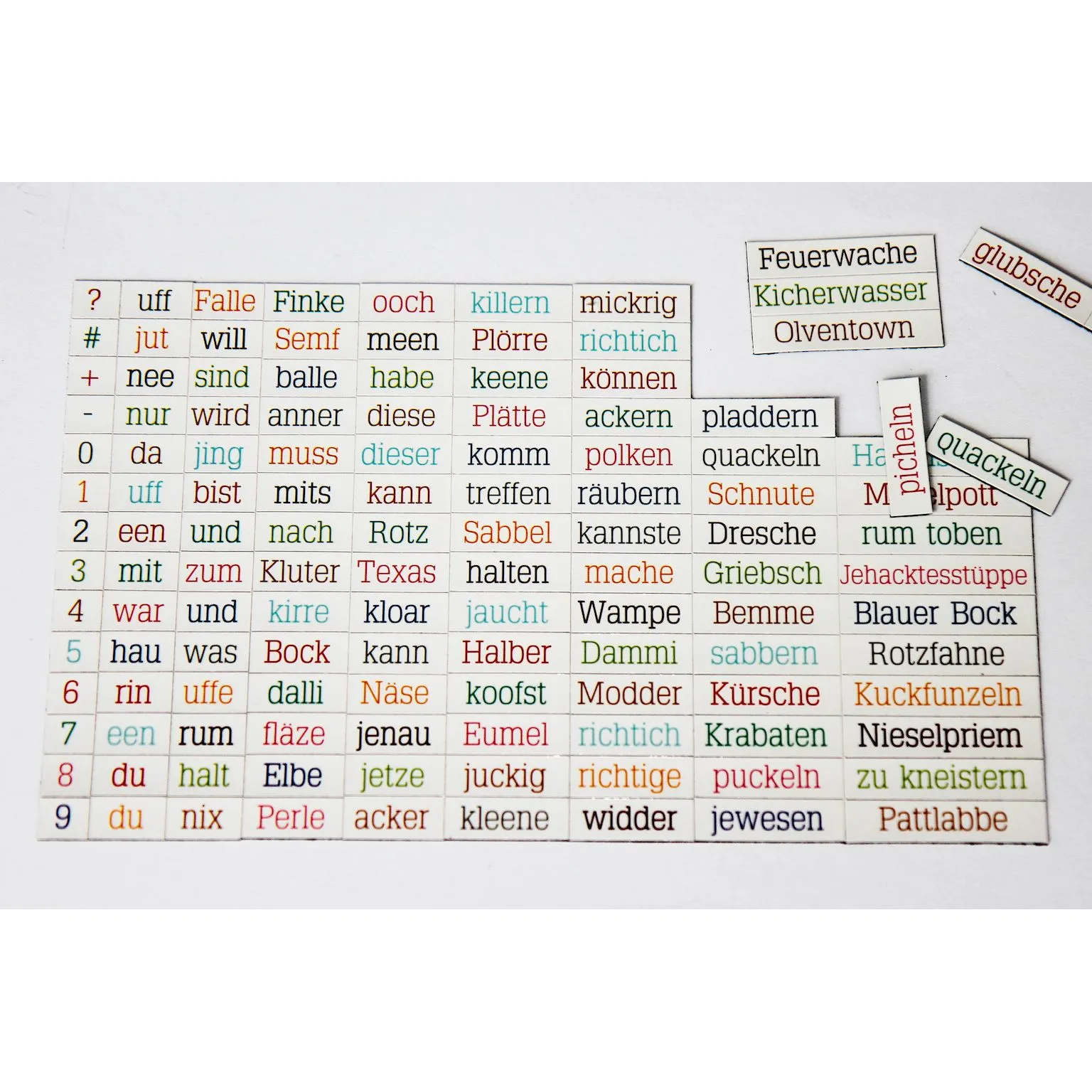 Magnets publicitaires personnalisés en planches détachables