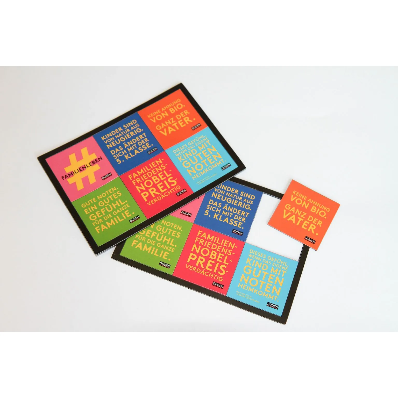 Magnets publicitaires personnalisés en planches détachables