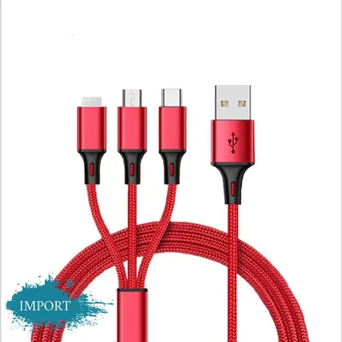 Câble de Chargement 3-en-1 Bambou avec Logo LED Personnalisé