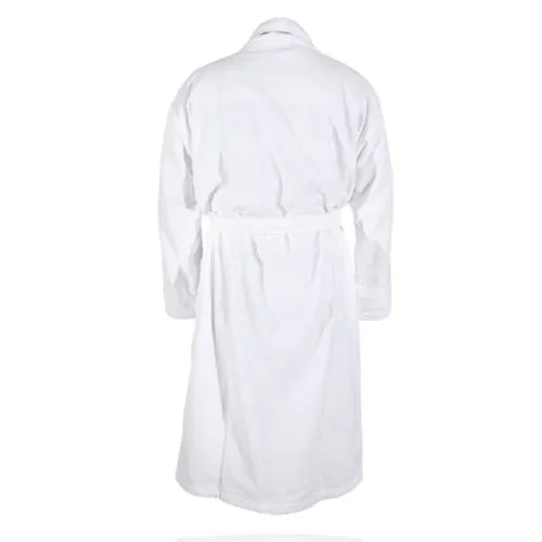 Peignoir Personnalisable TWINS - Col Châle Velours et Éponge Premium