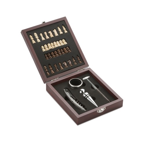 Coffret Accessoires à Vin 2 Pièces avec Pompe à Vide Personnalisable