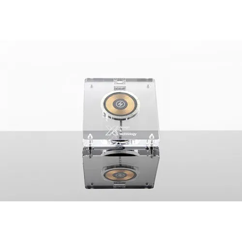 Chargeur Sans Fil Acrylique 15W Personnalisable - Design Lumineux