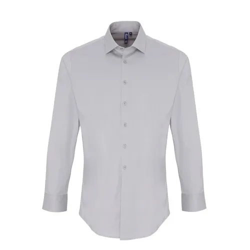 Chemise Manches Longues En Popeline Pour Homme