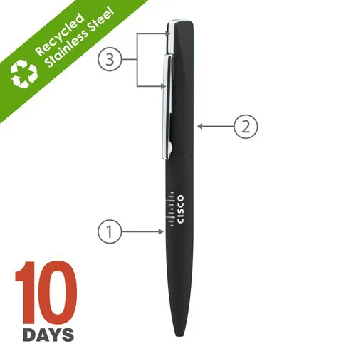 SLIM, Stylo à bille twist en métal STOCK