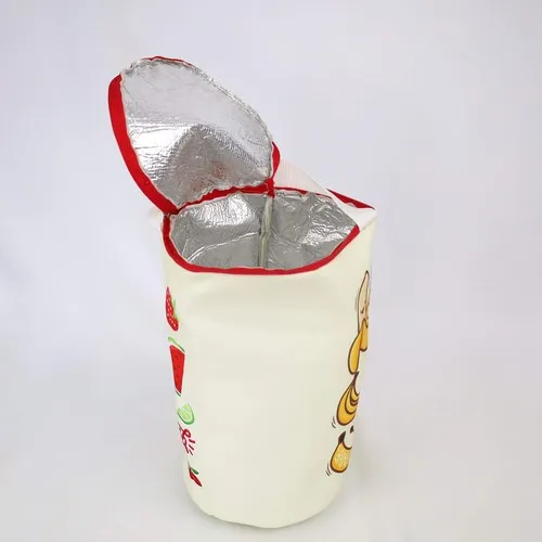 Boîte à lunch cylindrique isotherme en rPET personnalisable