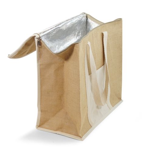 Sac Isotherme Jute Recyclé Personnalisable - 40x37x20cm