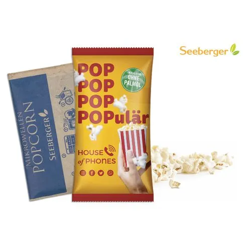 POPCORN MICRO-ONDES SUCRE OU SALE dans un sachet personnalisable