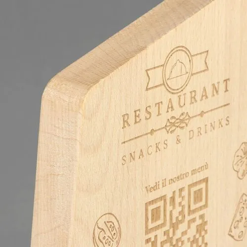 Trophée en Bois de Hêtre Personnalisable avec Gravure Laser