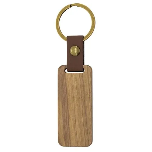PORTE-CLÉS EN BOIS ALLONGÉ "SAMOA"