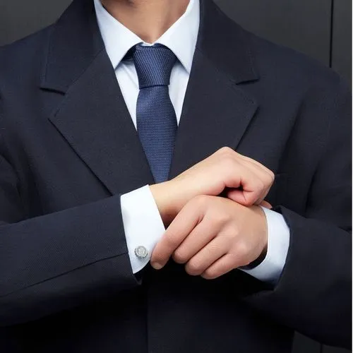 Cravate Soie Classique Navy - Personnalisable par Sérigraphie