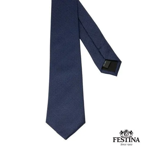 Cravate Soie Classique Navy - Personnalisable par Sérigraphie