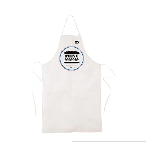 Tablier coton blanc 230gr