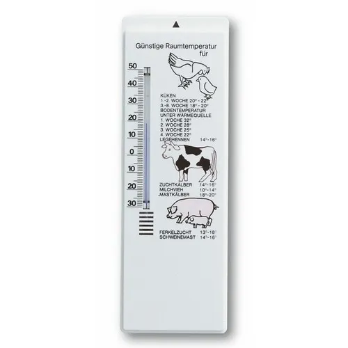 Thermomètre pour étable personnalisable - Fabrication allemande