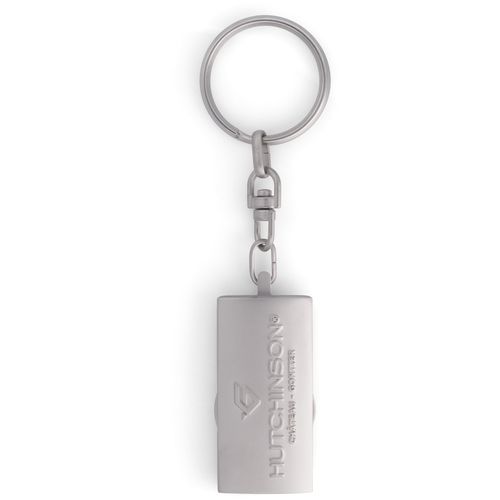 Porte-clés Totem avec Jeton Personnalisable en Zamac - AT200