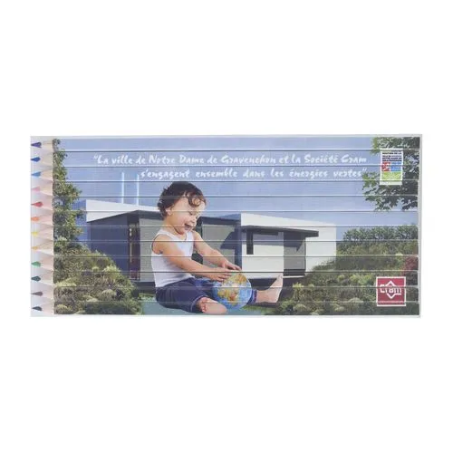 SET QUADRI 12 COUL 17,6 cm