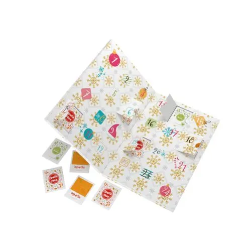 10 sachets de thé Pyramide - Tags de marque