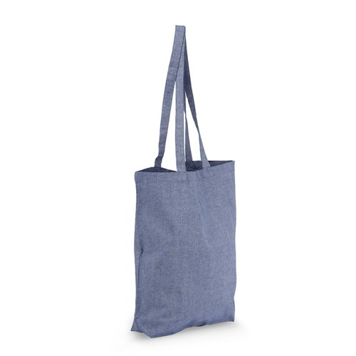 Sac Shopping Coton 140g Personnalisable - Bleu Marine
