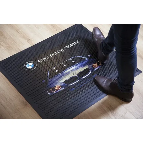 Tapis d'entrée personnalisable haute résistance intérieur/extérieur