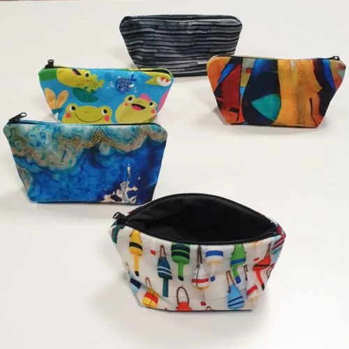 Trousse en velours personnalisable - Fabrication française